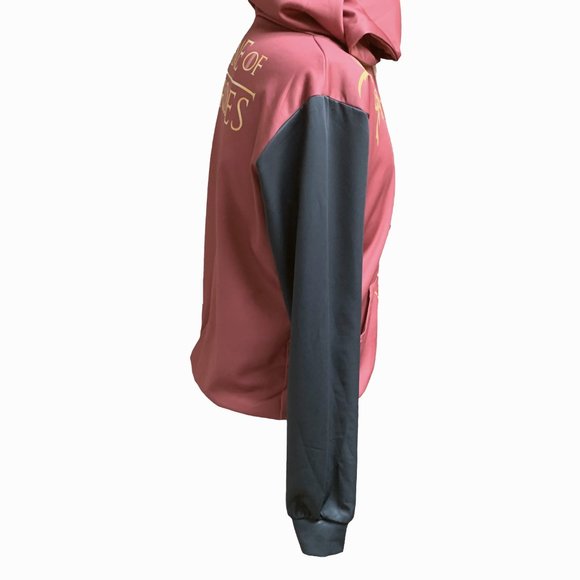 Game of Thrones Magenta Gray Full Zip Drawstring‎ Hoodie - Picture 5 of 7